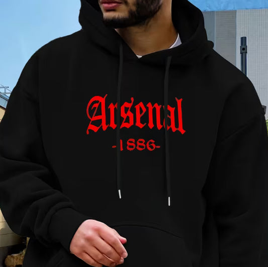 Loose Fit Zip-Up Fleece Hoodie Cardigan – Fall & Winter Casual Jacket